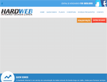 Tablet Screenshot of hardwebinternet.com.br